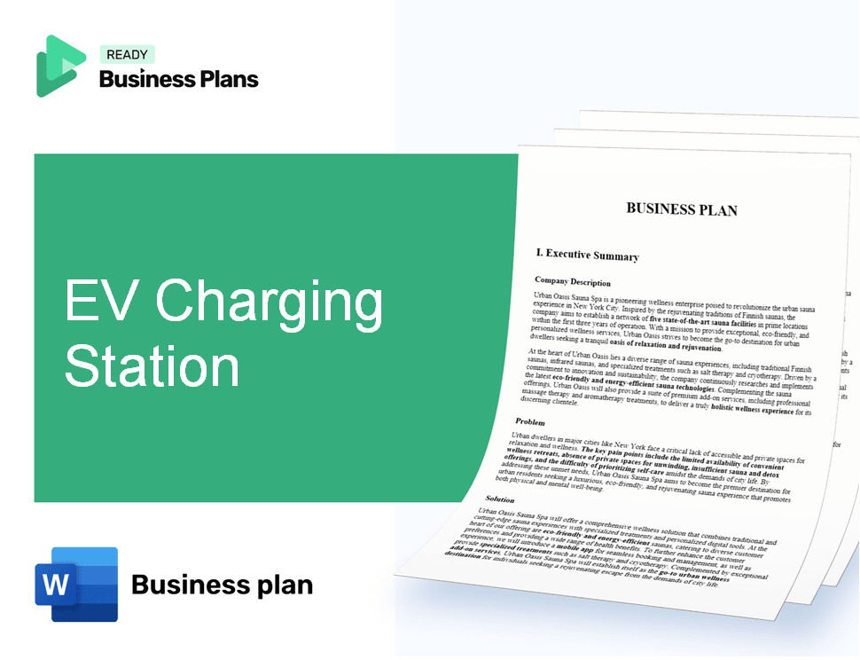 EV Charging Station Business Plan
