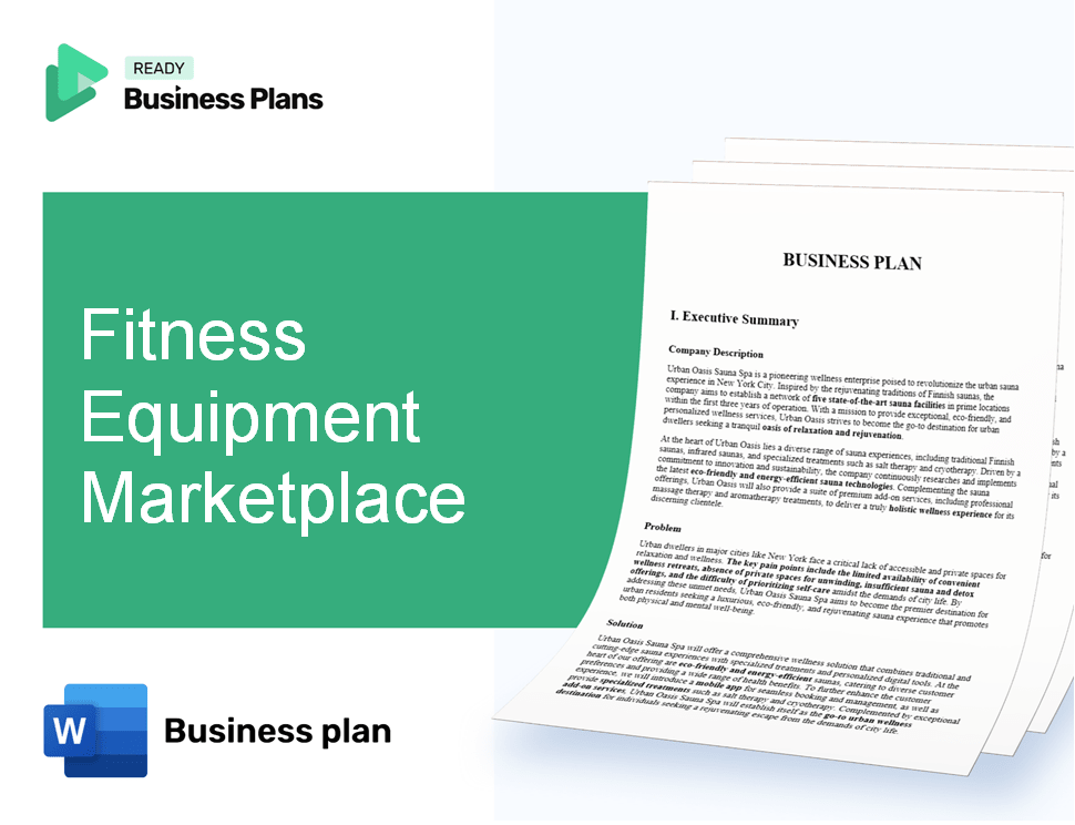 Fitness Equipment Marketplace Business Plan