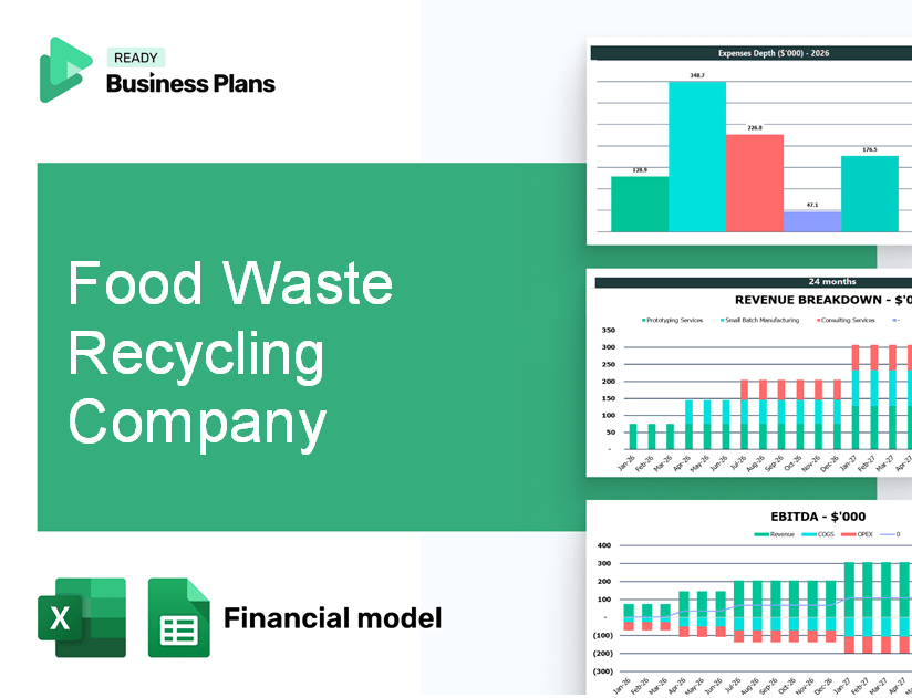 Food Waste Recycling Company Financial Model