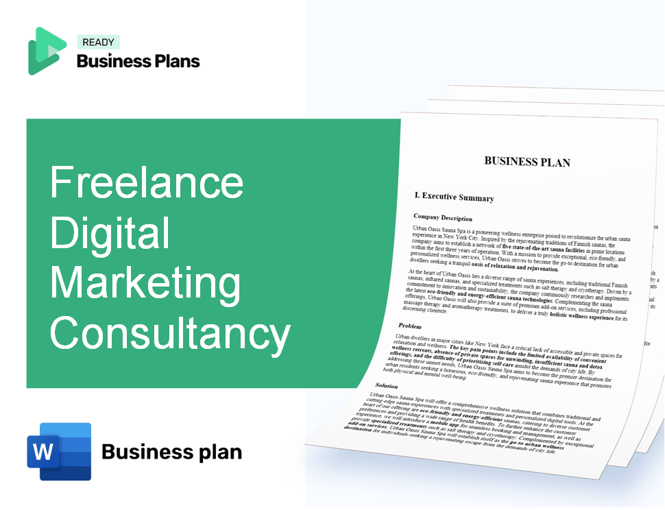 Freelance Digital Marketing Consultancy Business Plan