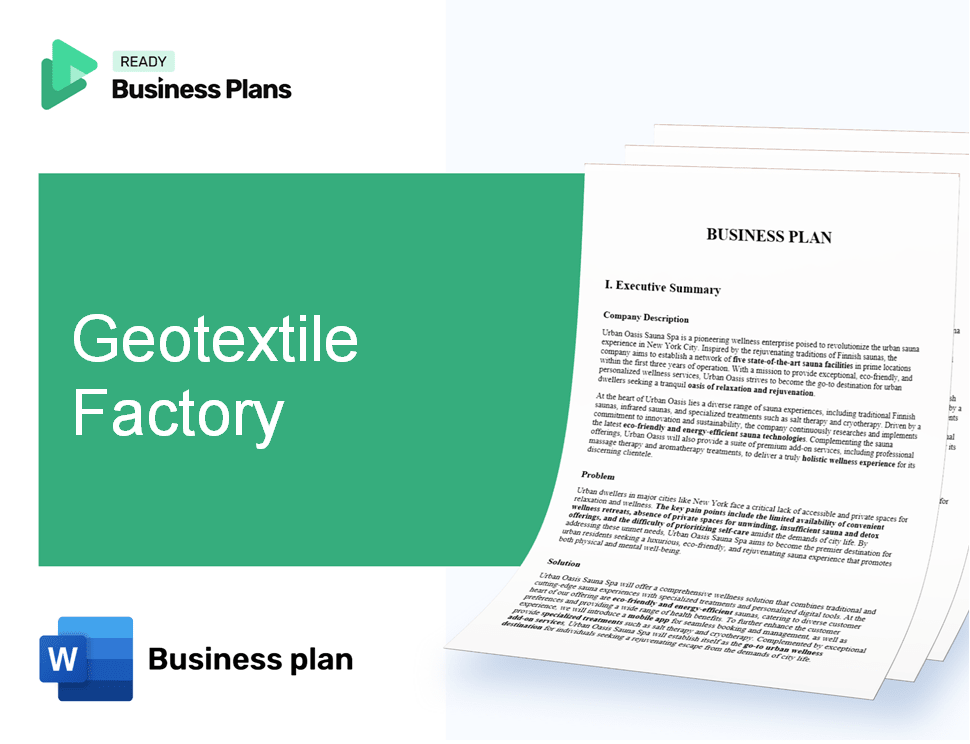Geotextile Factory Business Plan