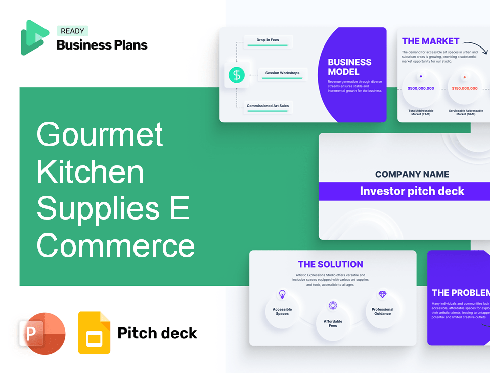 Gourmet Kitchen Supplies E Commerce Pitch Deck