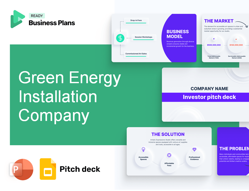Green Energy Installation Company Pitch Deck