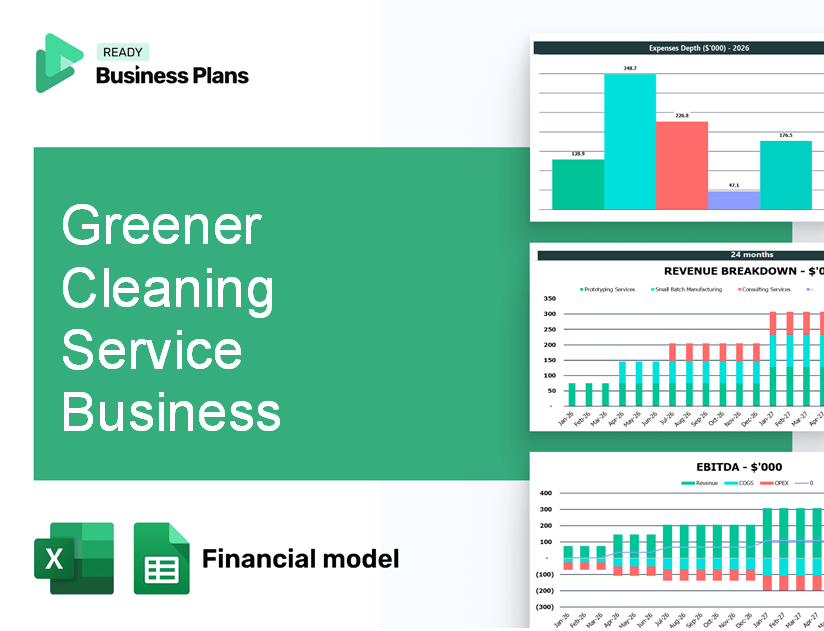 Greener Cleaning Service Business Financial Model