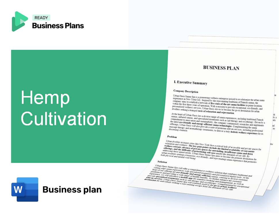 Hemp Cultivation Business Plan