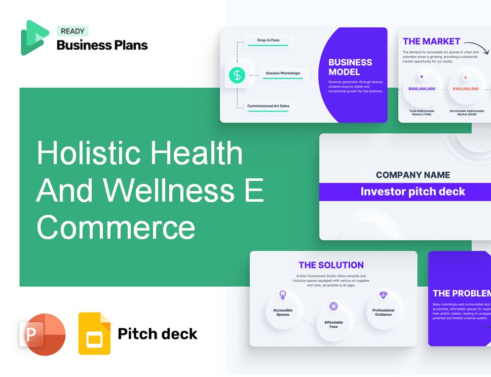 Holistic Health And Wellness E Commerce Pitch Deck