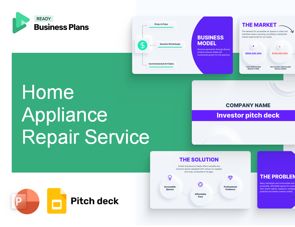 Home Appliance Repair Service Pitch Deck