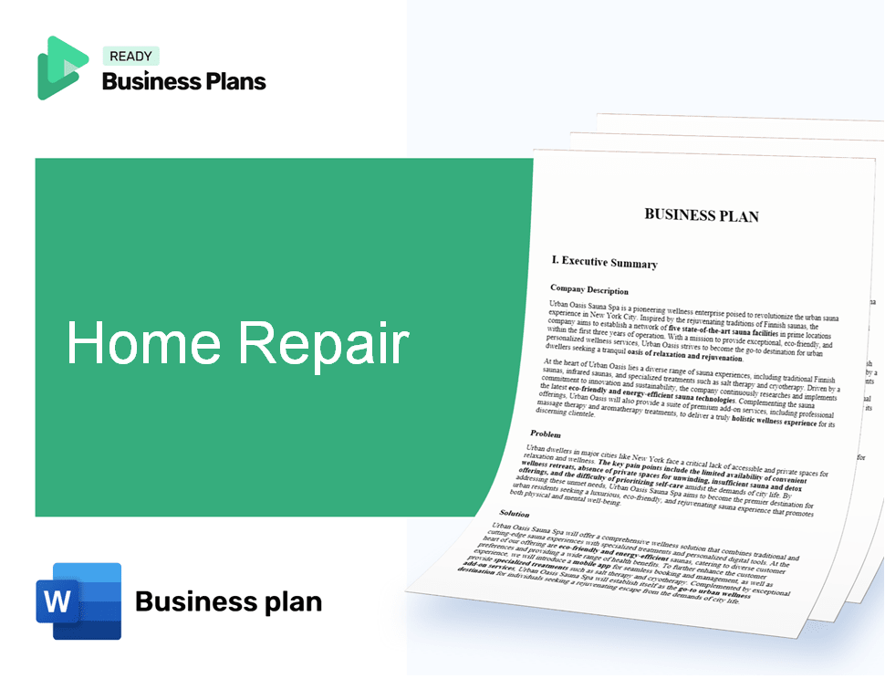 Home Repair Business Plan