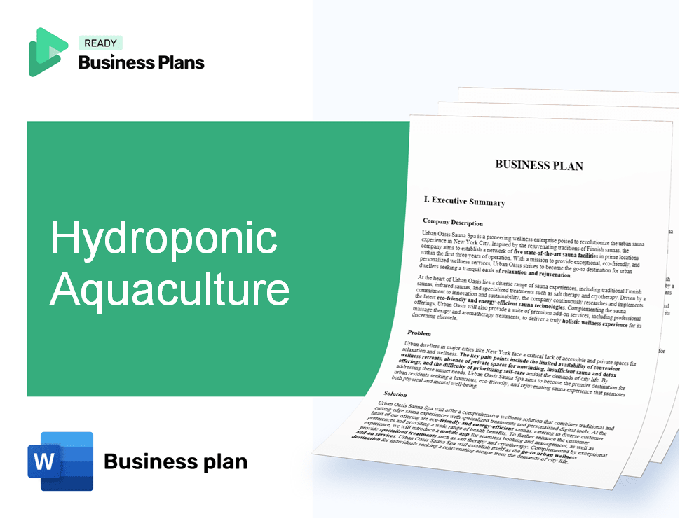 Hydroponic Aquaculture Business Plan