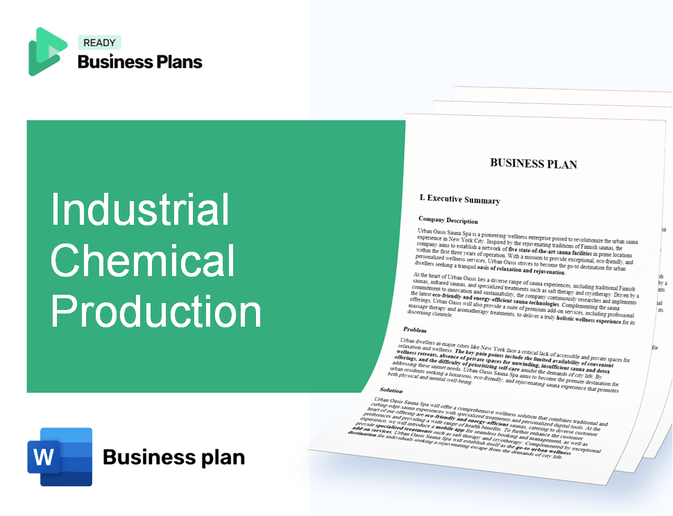 Industrial Chemical Production Business Plan