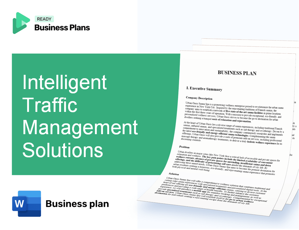 Intelligent Traffic Management Solutions Business Plan