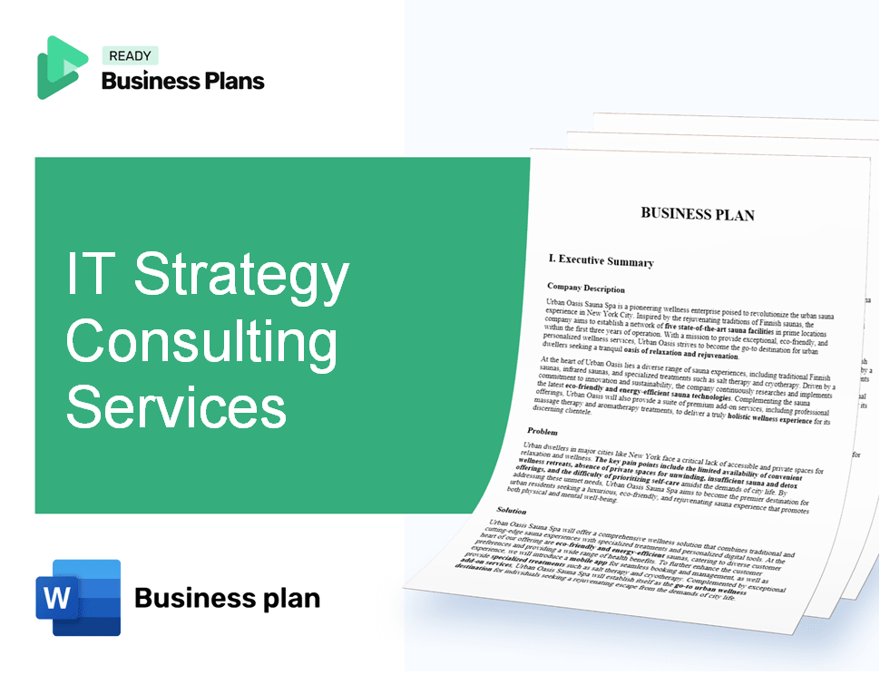 IT Strategy Consulting Services Business Plan