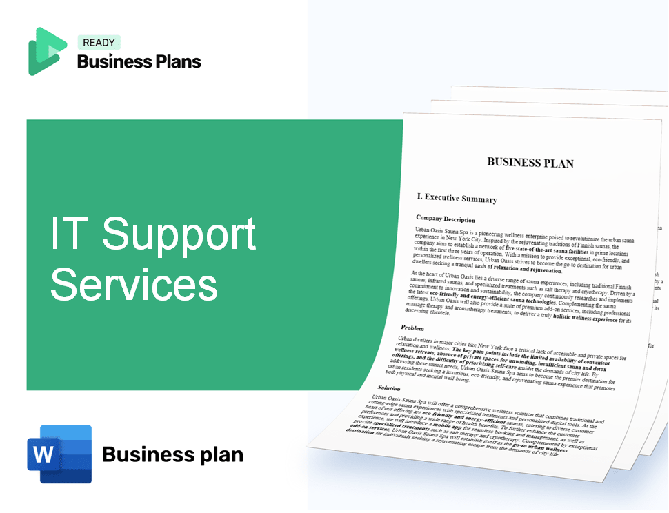 IT Support Services Business Plan