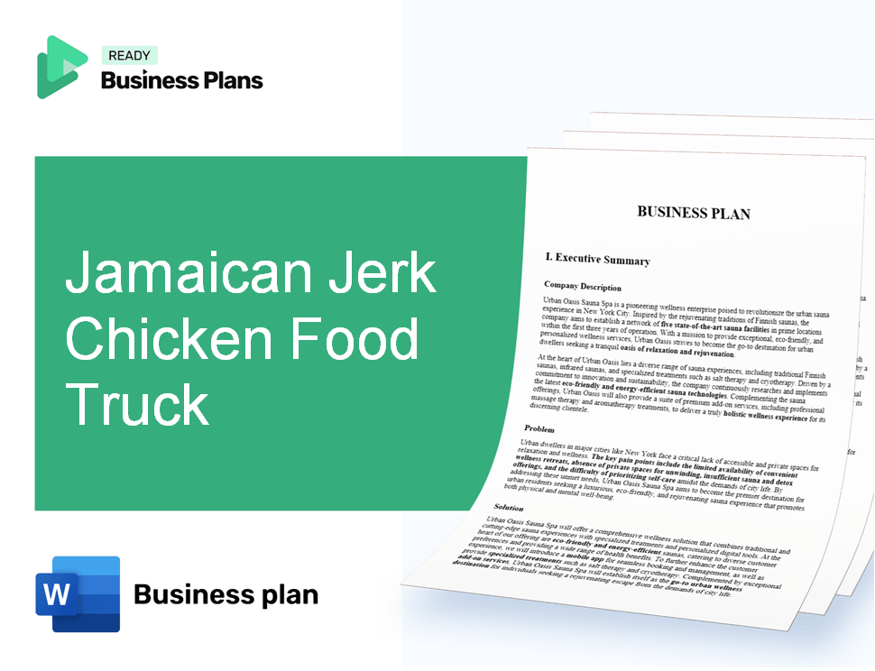 Jamaican Jerk Chicken Food Truck Business Plan
