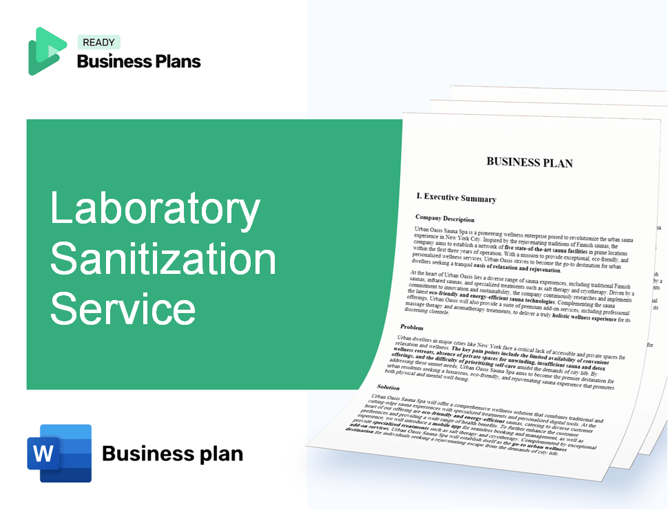 Laboratory Sanitization Service Business Plan