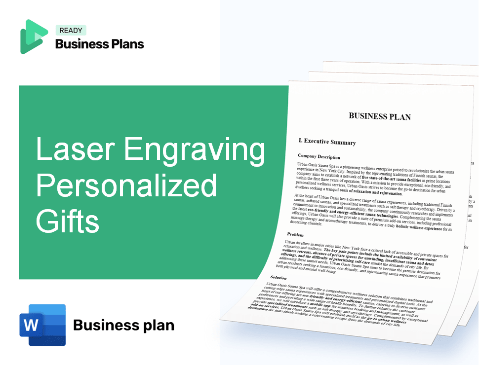 Laser Engraving Personalized Gifts Business Plan
