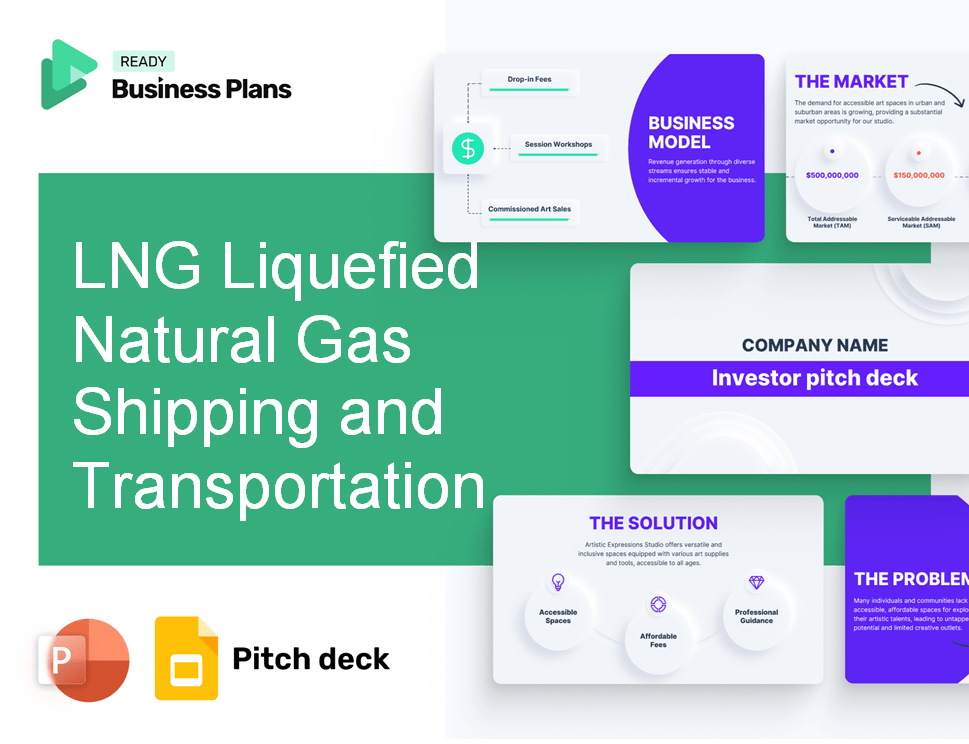 LNG Liquefied Natural Gas Shipping and Transportation Pitch Deck