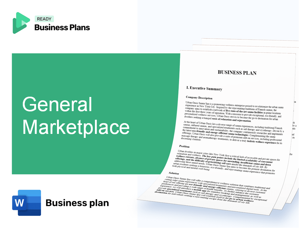 General Marketplace Business Plan