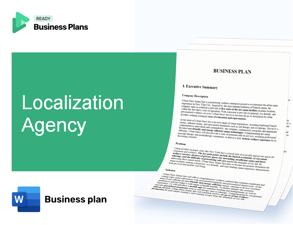 Localization Agency Business Plan