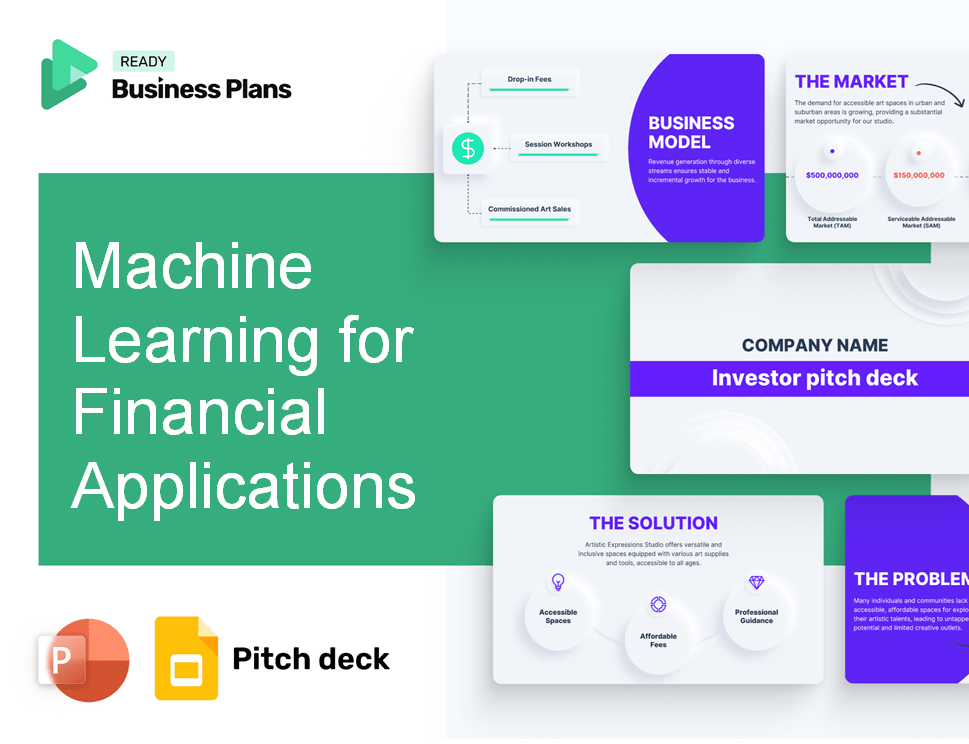 Machine Learning for Financial Applications Pitch Deck