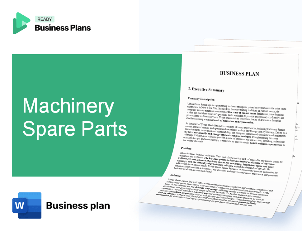 Machinery Spare Parts Business Plan
