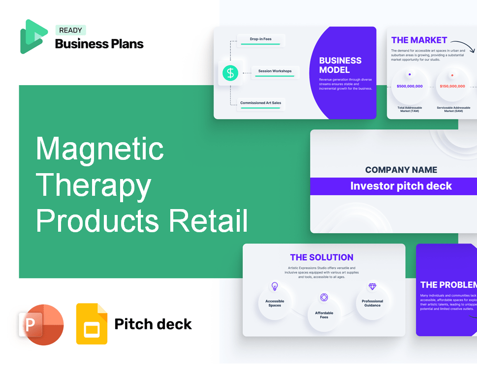 Magnetic Therapy Products Retail Pitch Deck