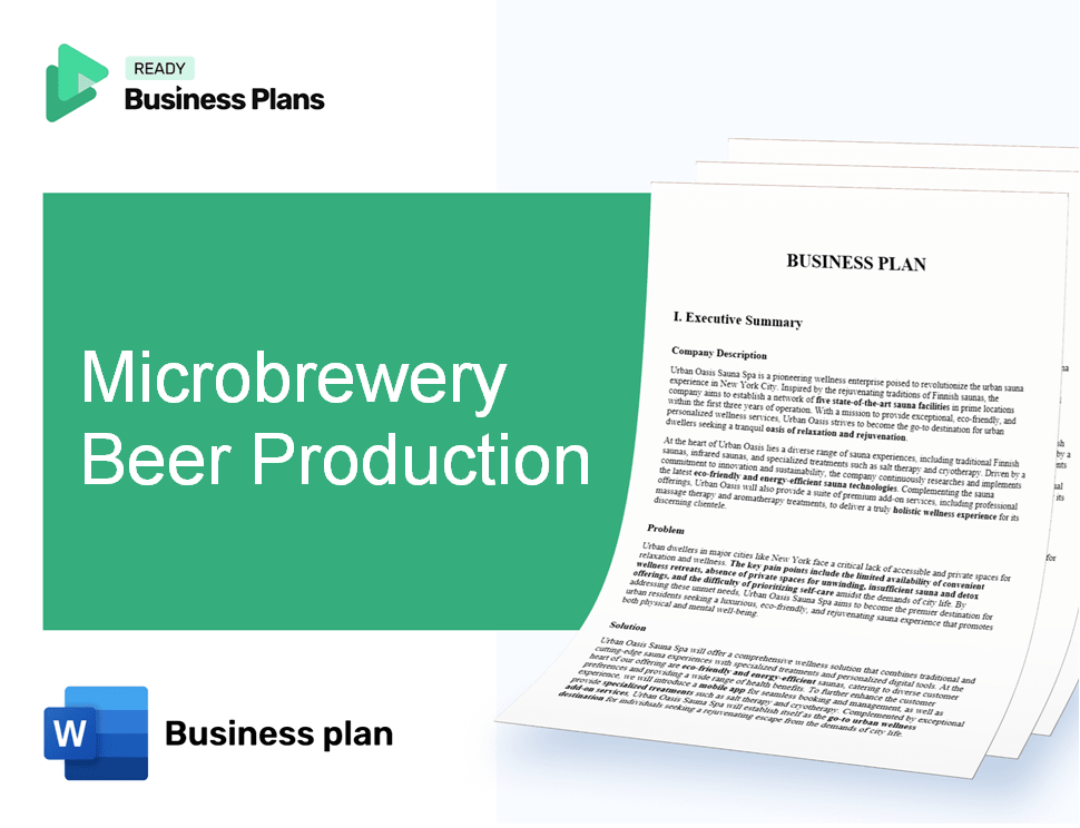 Microbrewery Beer Production Business Plan