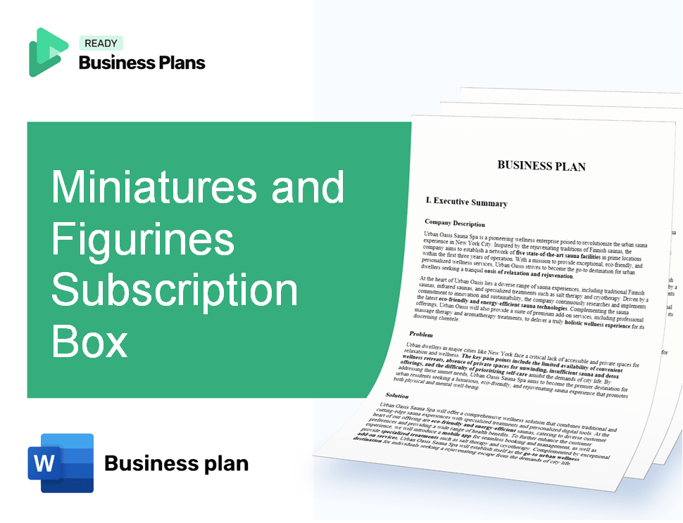Miniatures and Figurines Subscription Box Business Plan