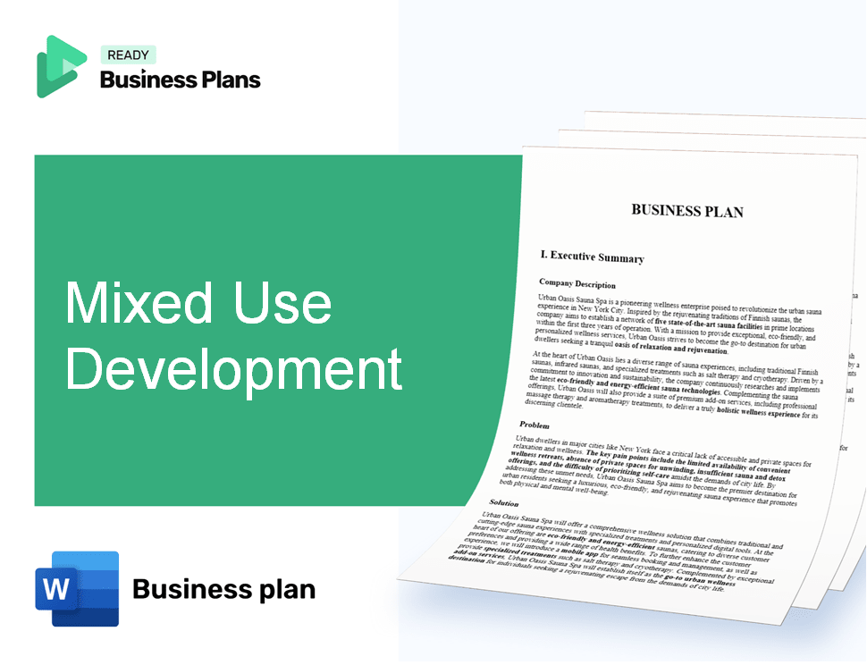 Mixed Use Development Business Plan