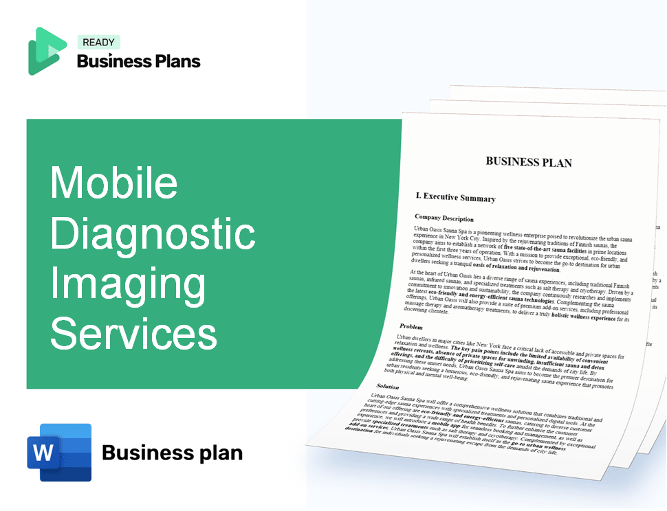 Mobile Diagnostic Imaging Services Business Plan