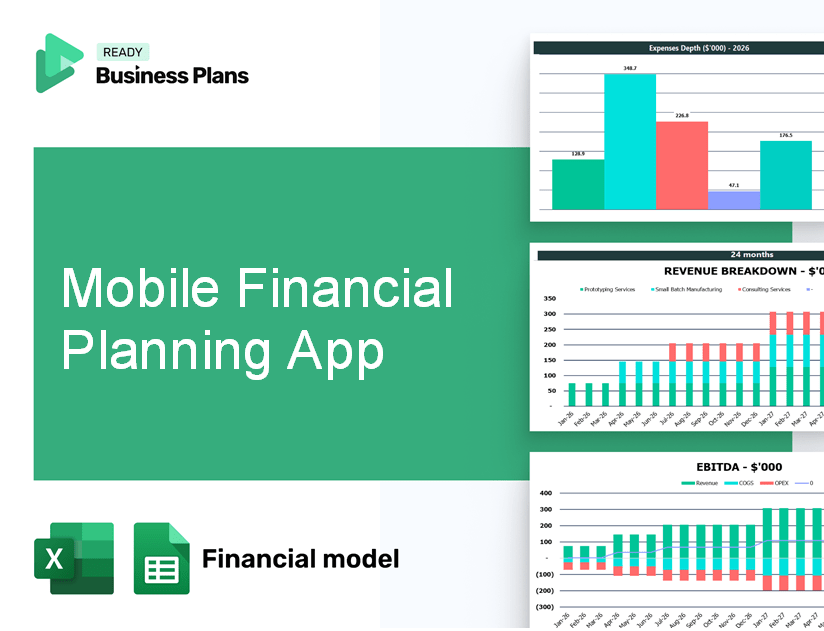 Mobile Financial Planning App Financial Model