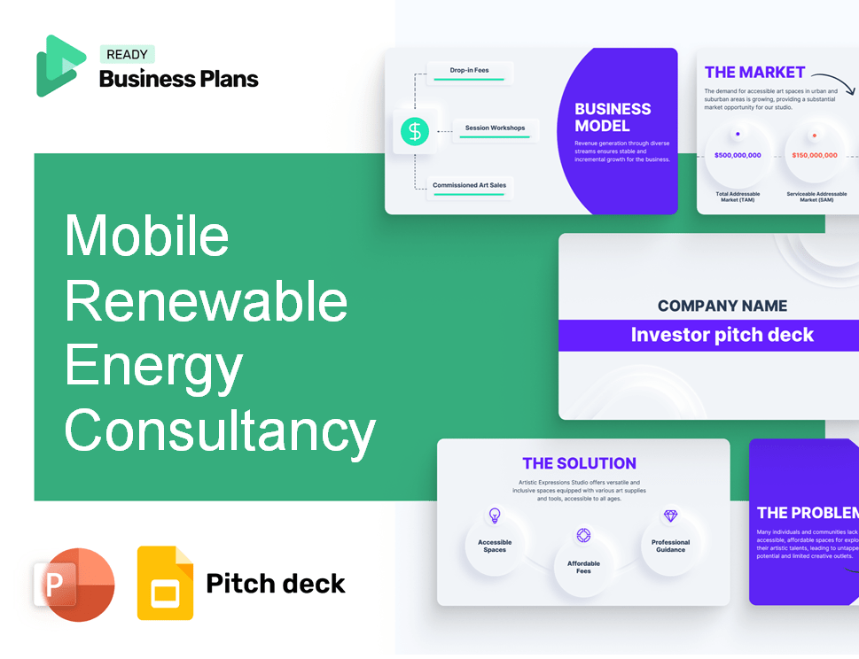 Mobile Renewable Energy Consultancy Pitch Deck