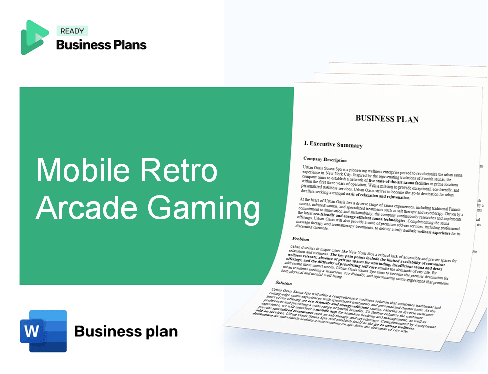 Mobile Retro Arcade Gaming Business Plan