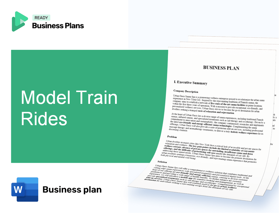 Model Train Rides Business Plan