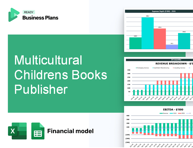Multicultural Childrens Books Publisher Financial Model