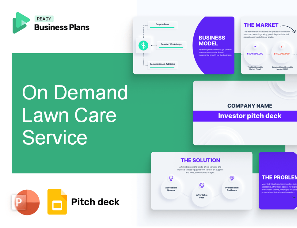 On Demand Lawn Care Service Pitch Deck