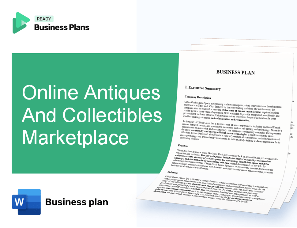 Online Antiques And Collectibles Marketplace Business Plan