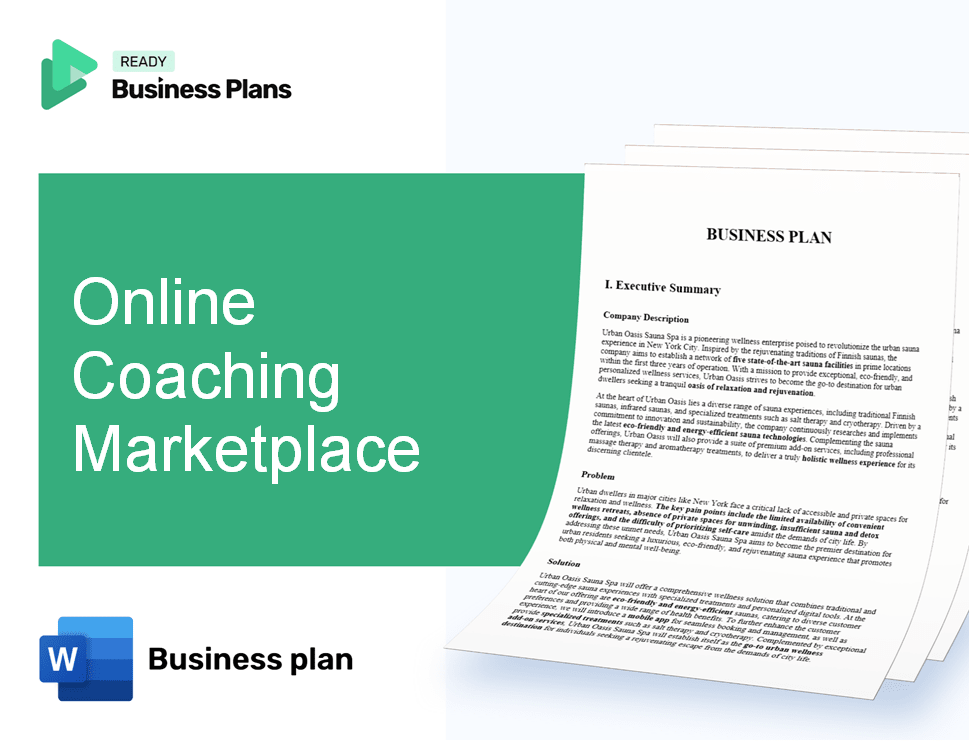 Online Coaching Marketplace Business Plan