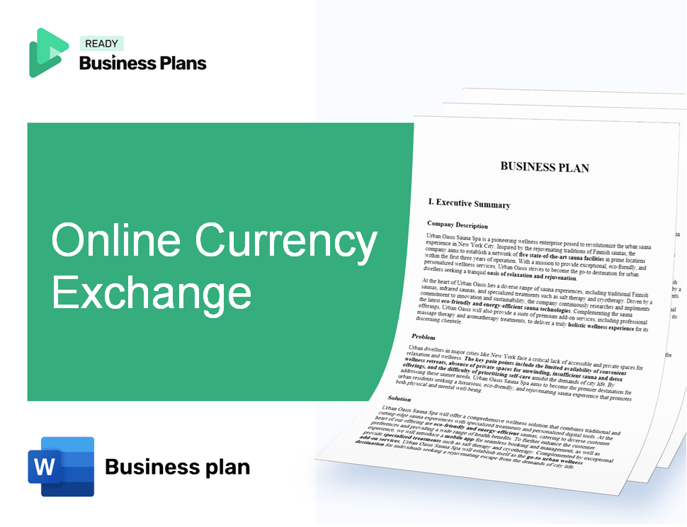 Online Currency Exchange Business Plan