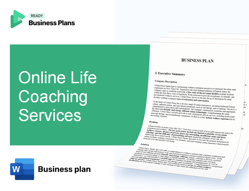 Online Life Coaching Services Business Plan