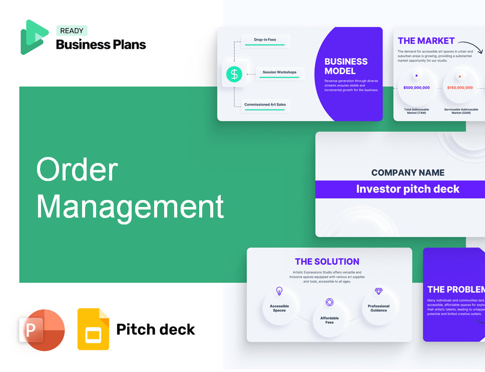 Order Management Pitch Deck