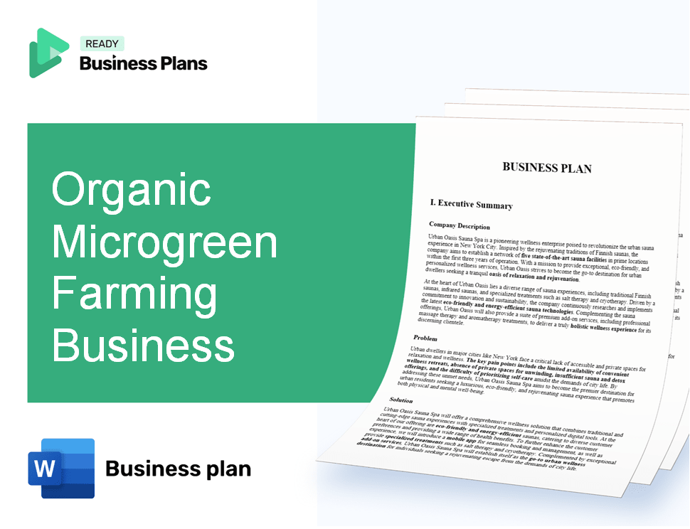 Organic Microgreen Farming Business Business Plan