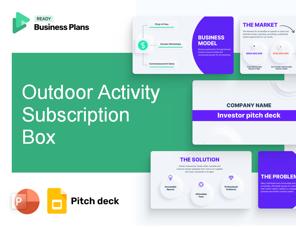 Outdoor Activity Subscription Box Pitch Deck