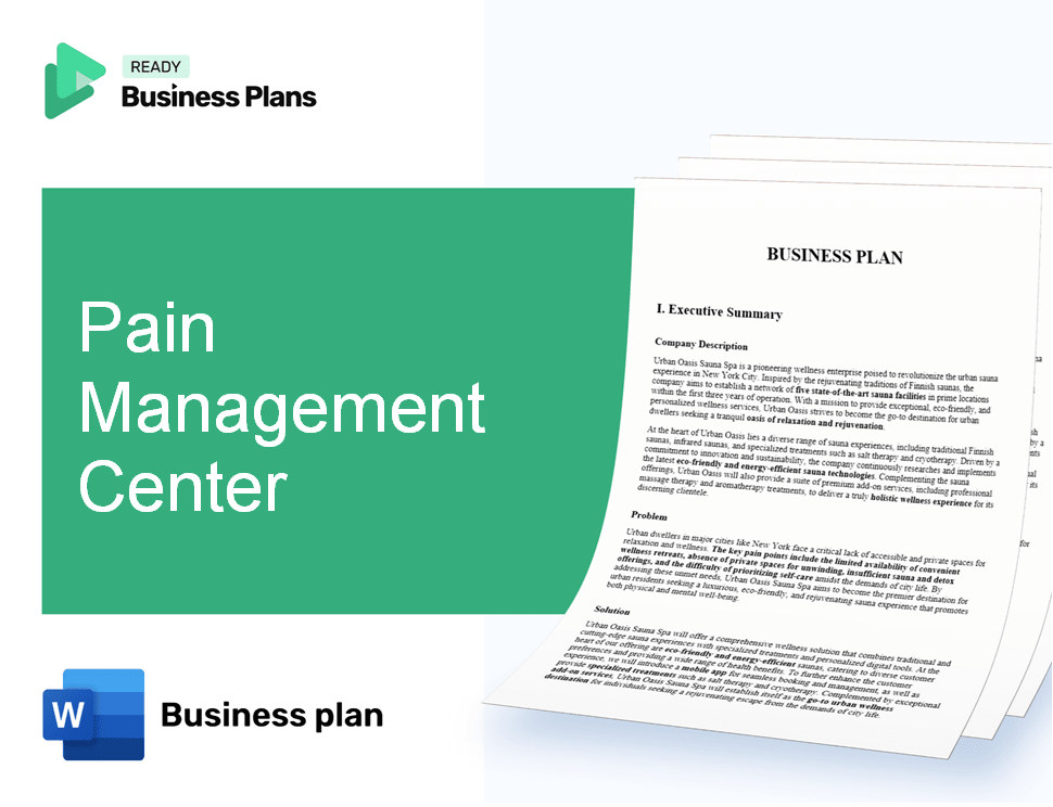 Pain Management Center Business Plan