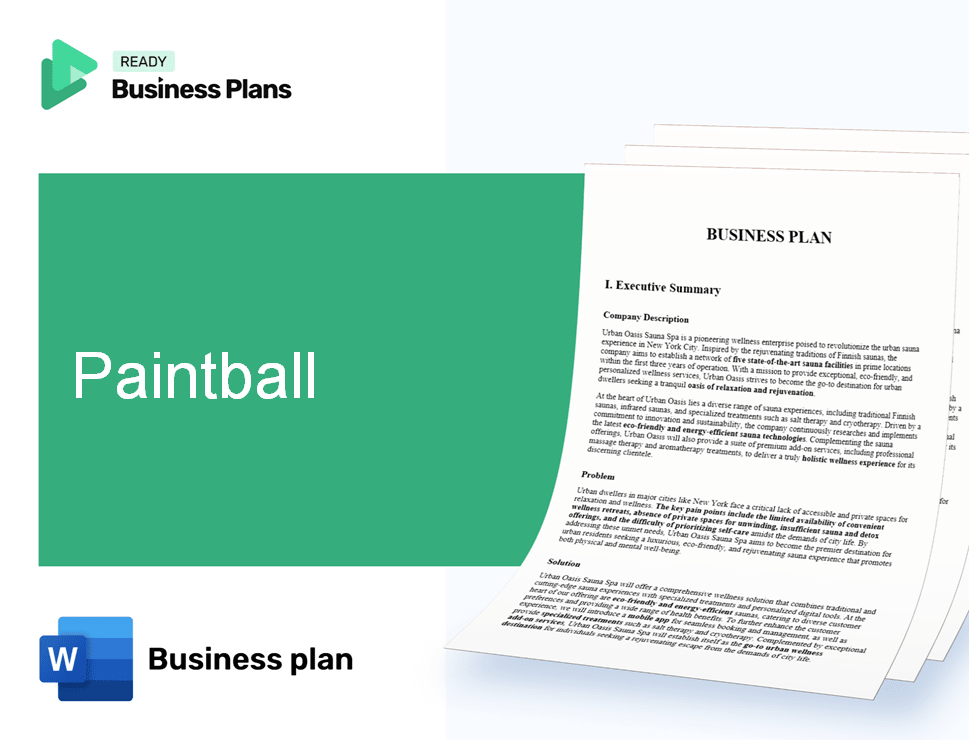 Paintball Business Plan