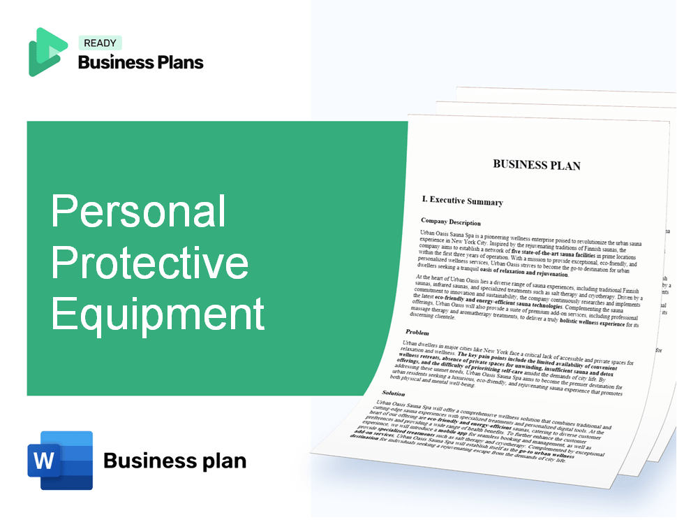Personal Protective Equipment Business Plan