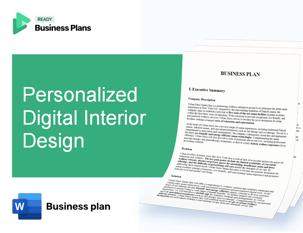 Personalized Digital Interior Design Business Plan