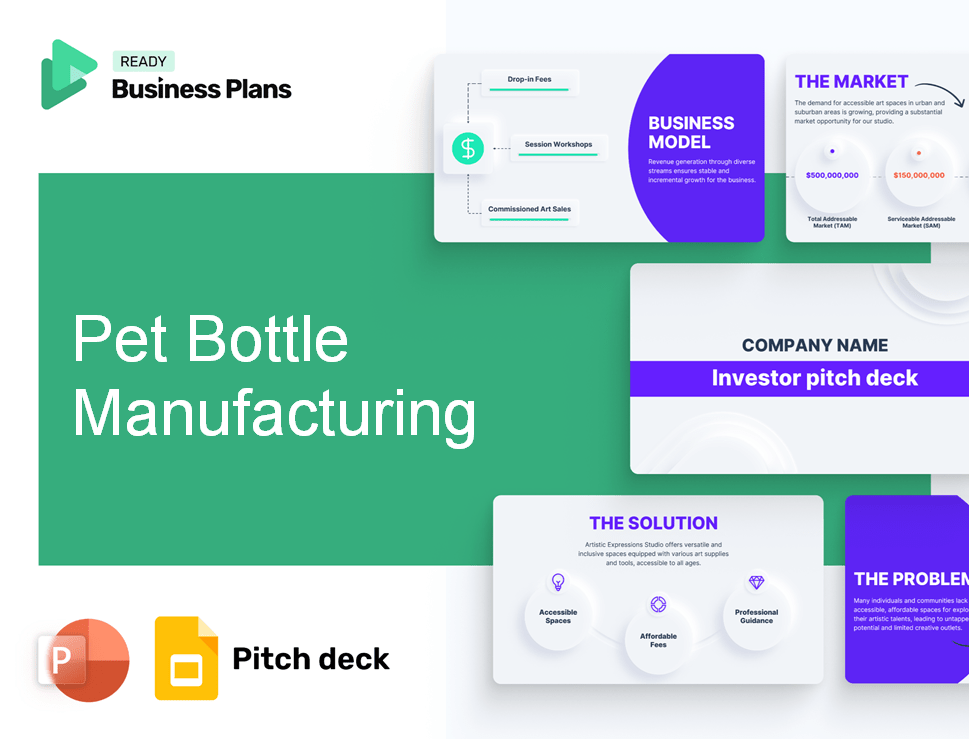 Pet Bottle Manufacturing Pitch Deck