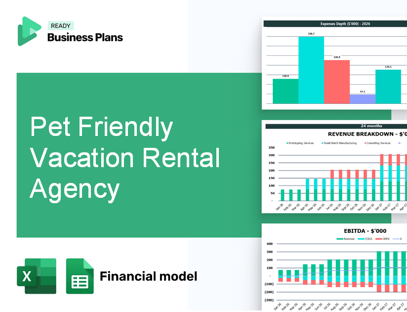 Pet Friendly Vacation Rental Agency Financial Model