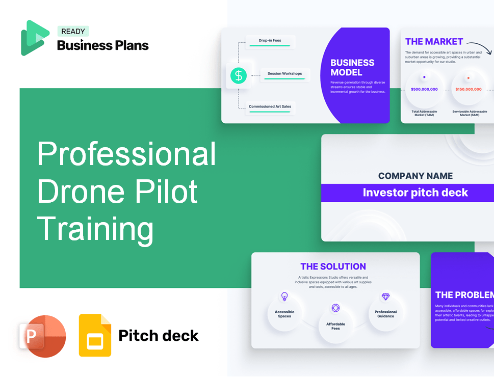 Professional Drone Pilot Training Pitch Deck